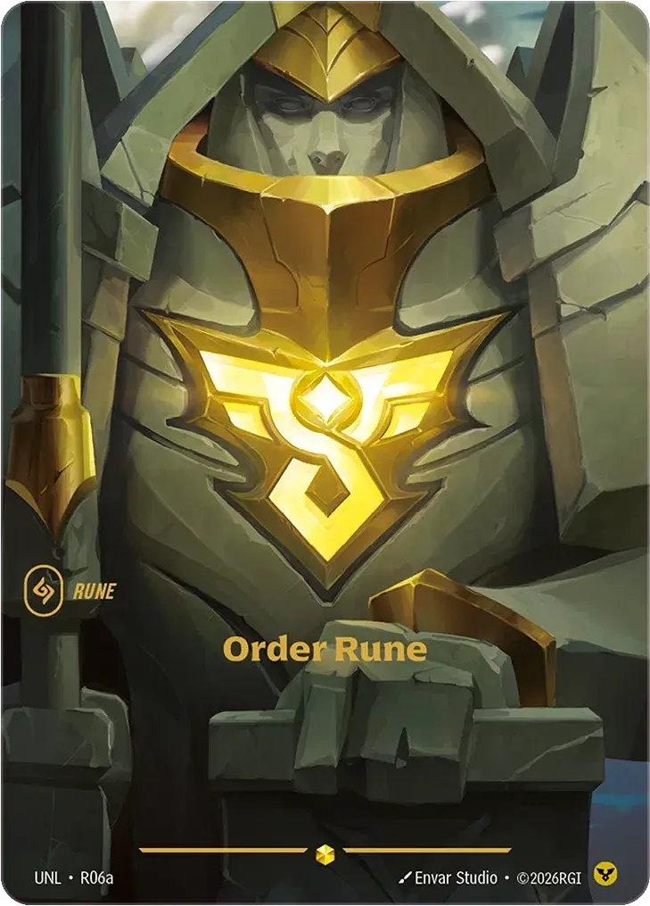 Order Rune — Unleashed — Riftbound