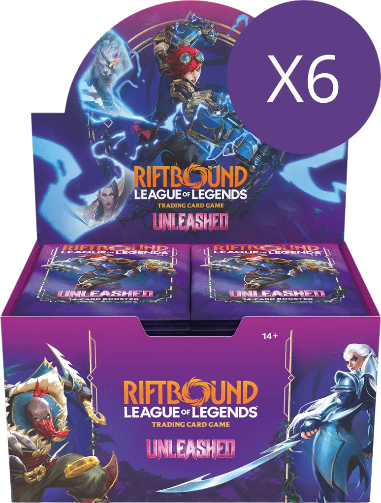 Unleashed : Booster Case — Unleashed — Riftbound: League of Legends TCG