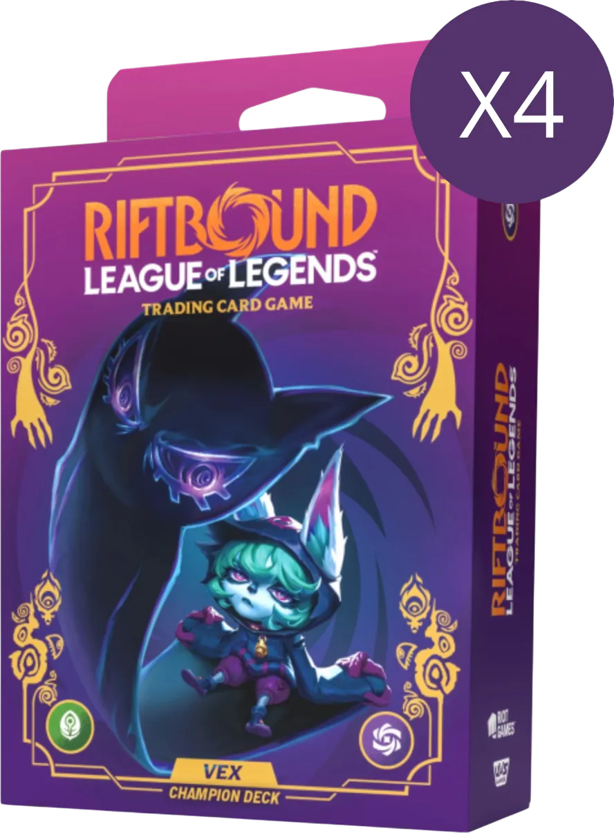 Unleashed : Display Champion Deck - Vex — Unleashed — Riftbound: League of Legends TCG