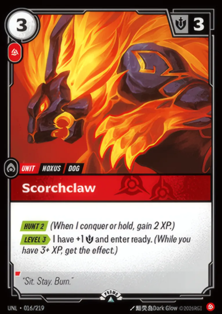 Scorchclaw — Unleashed - Promo Cards — Riftbound