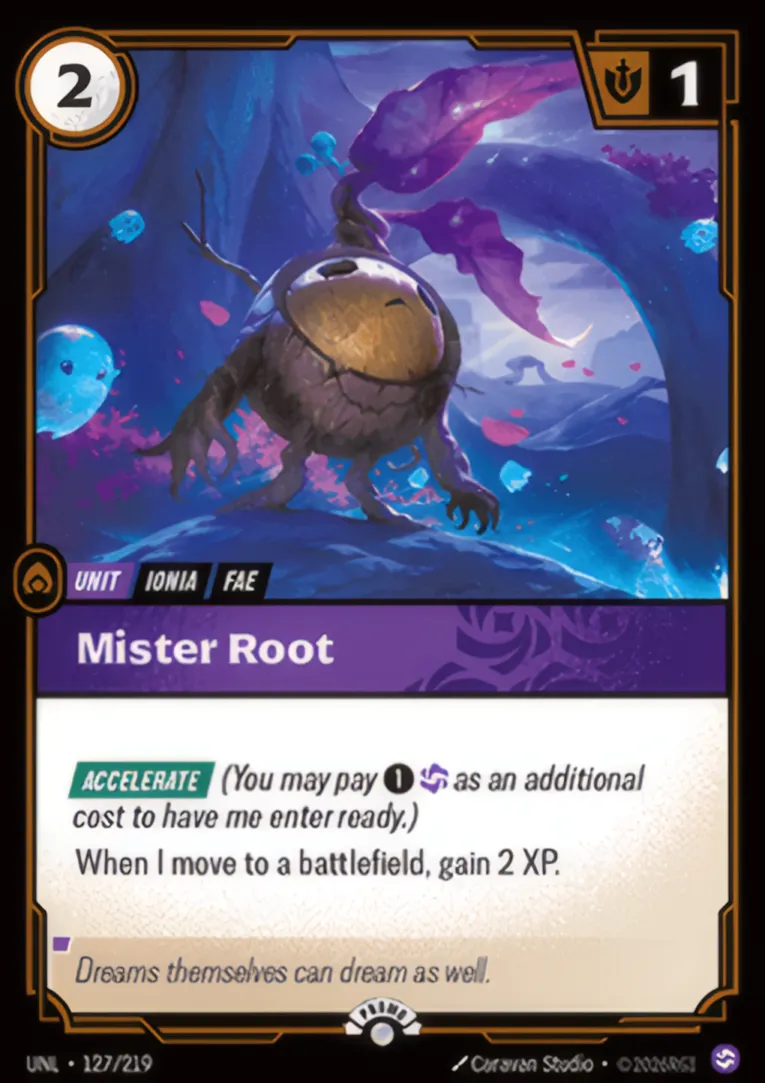 Mister Root — Unleashed - Promo Cards — Riftbound