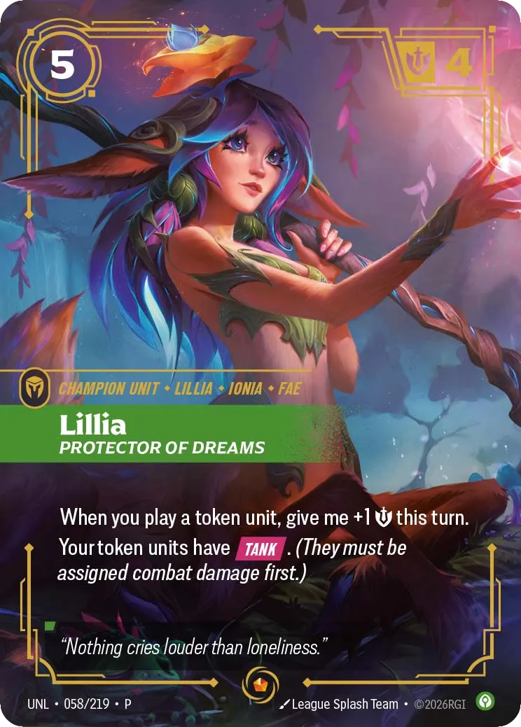 Lillia - Protector of Dreams — Unleashed - Promo Cards — Riftbound