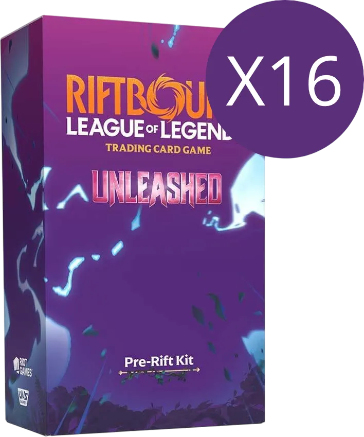 Unleashed : Pre-Rift Event Kit — Unleashed — Riftbound: League of Legends TCG