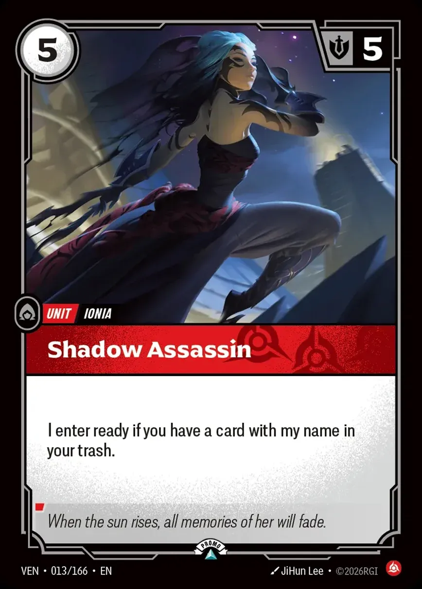 Shadow Assassin — Vendetta - Promo Cards — Riftbound