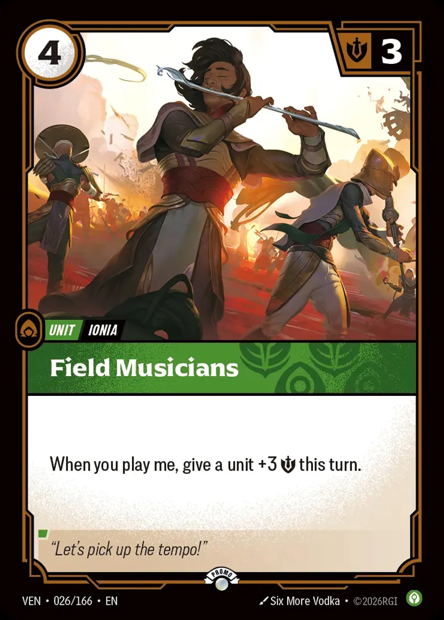 Field Musicians — Vendetta - Promo Cards — Riftbound