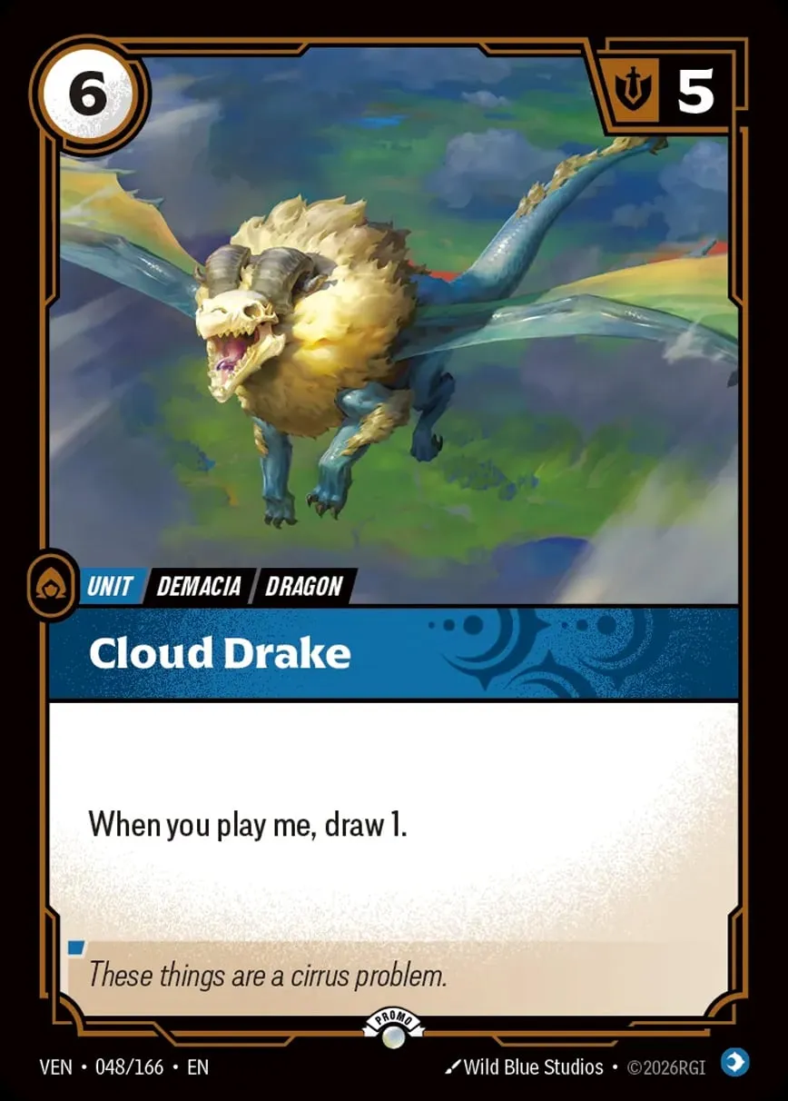 Cloud Drake — Vendetta - Promo Cards — Riftbound