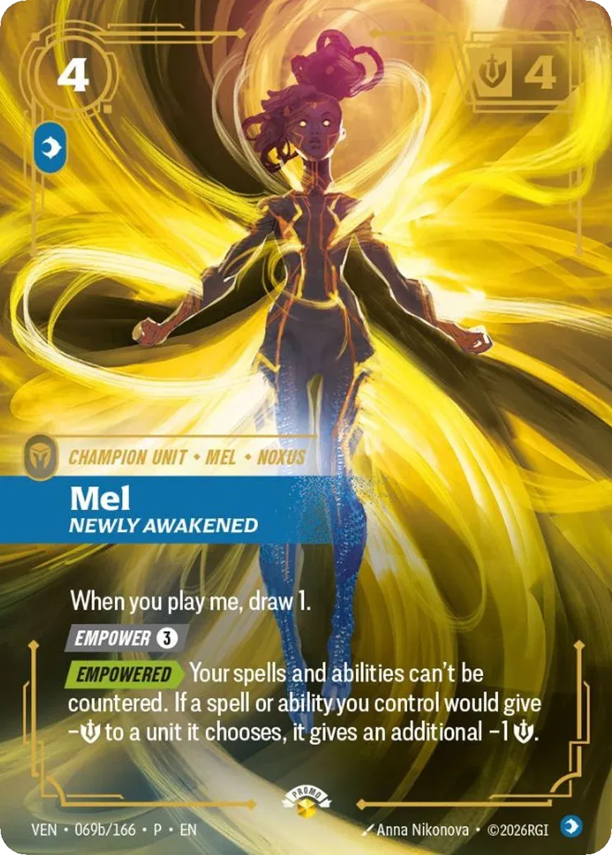 Mel - Newly Awakened — Vendetta - Promo Cards — Riftbound
