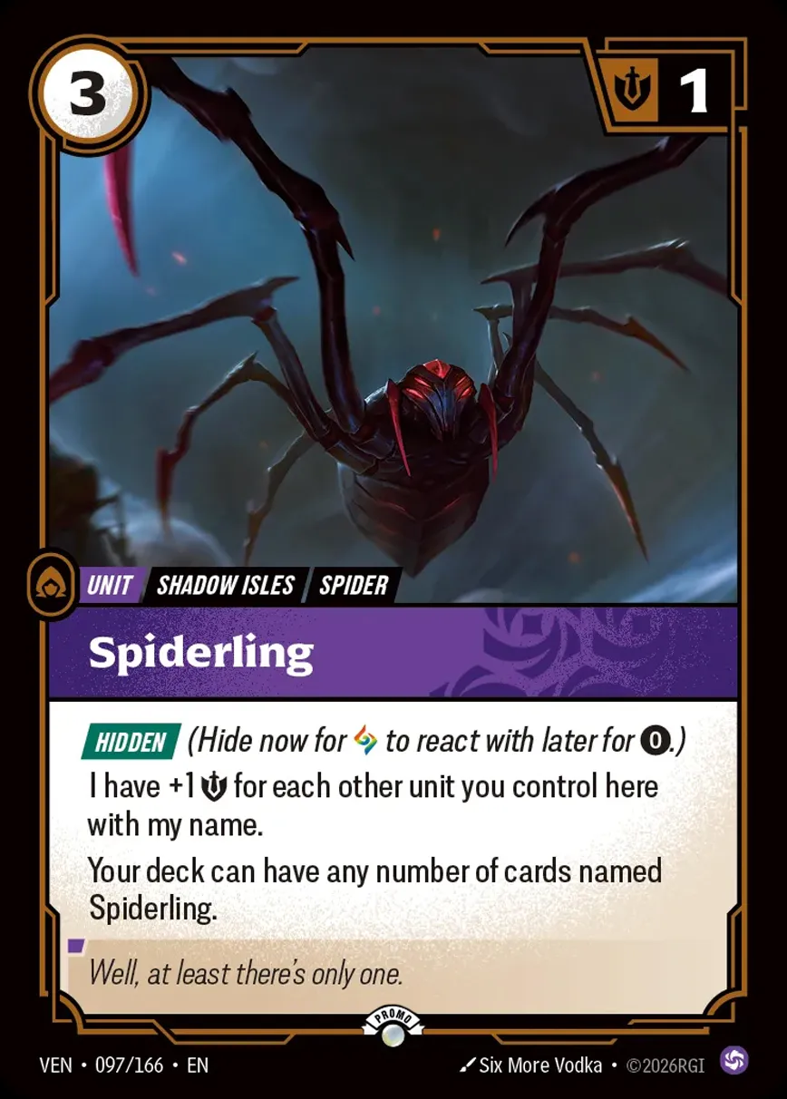 Spiderling — Vendetta - Promo Cards — Riftbound: League of Legends TCG