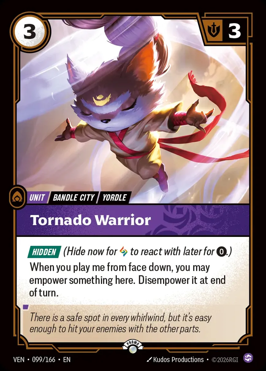 Tornado Warrior — Vendetta - Promo Cards — Riftbound