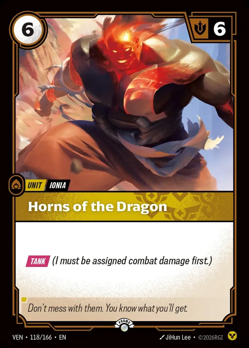 Horns of the Dragon — Vendetta - Promo Cards — Riftbound