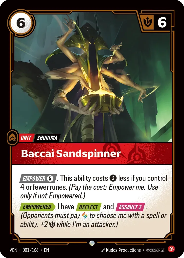 Baccai Sandspinner — Vendetta — Riftbound