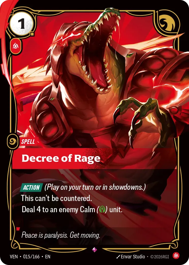 Decree of Rage — Vendetta — Riftbound