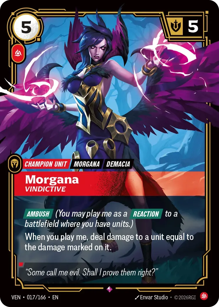 Morgana - Vindictive — Vendetta — Riftbound