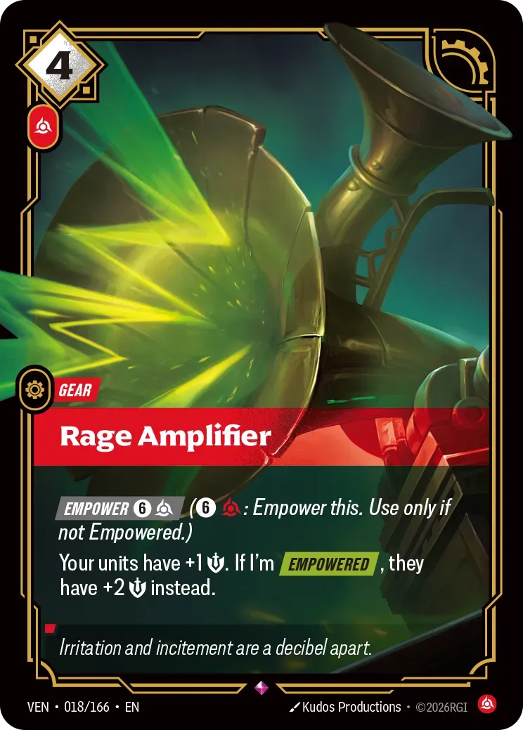 Rage Amplifier — Vendetta — Riftbound