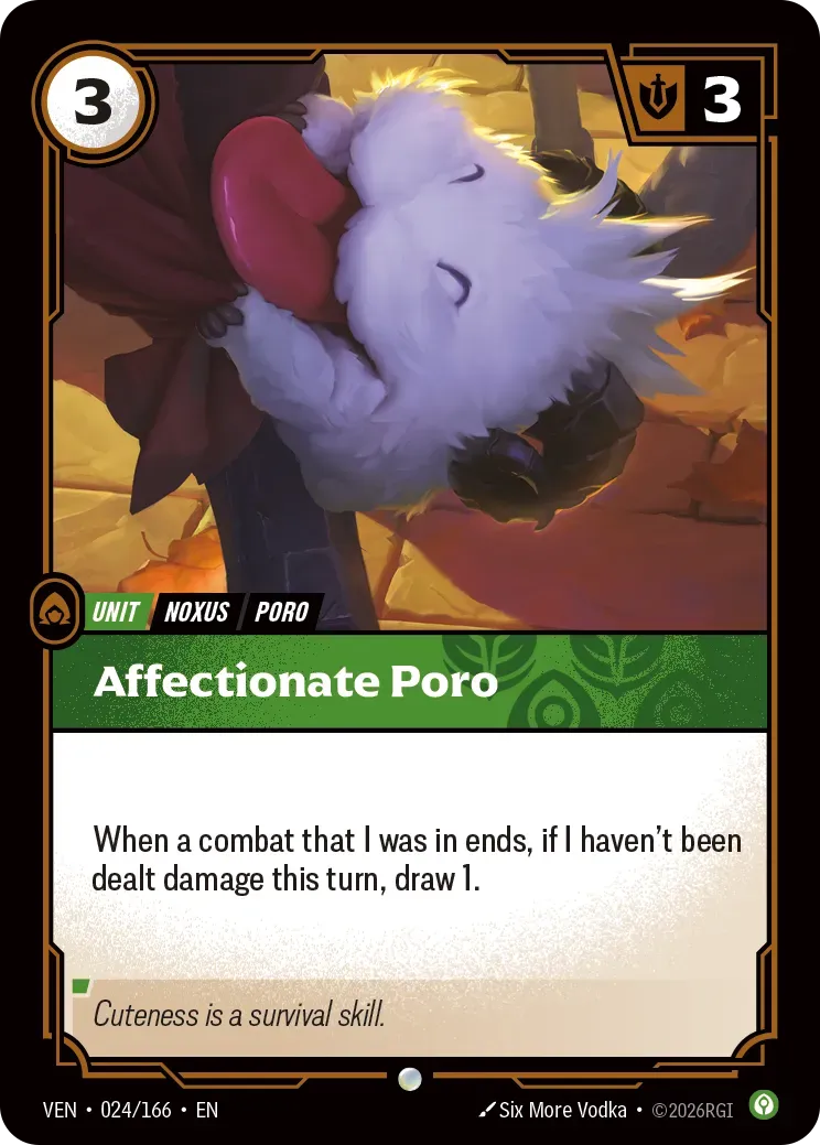 Affectionate Poro — Vendetta — Riftbound