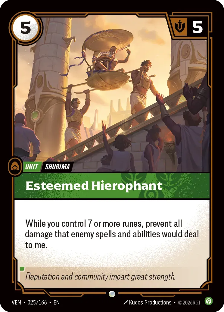 Esteemed Hierophant — Vendetta — Riftbound
