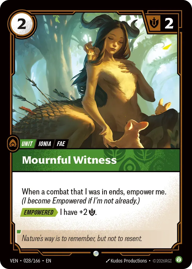 Mournful Witness — Vendetta — Riftbound