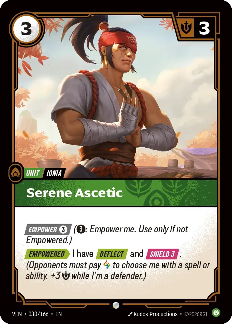 Serene Ascetic — Vendetta — Riftbound