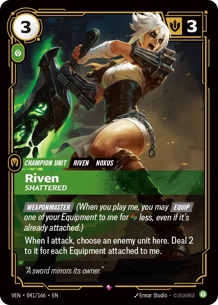 Riven - Shattered — Vendetta — Riftbound