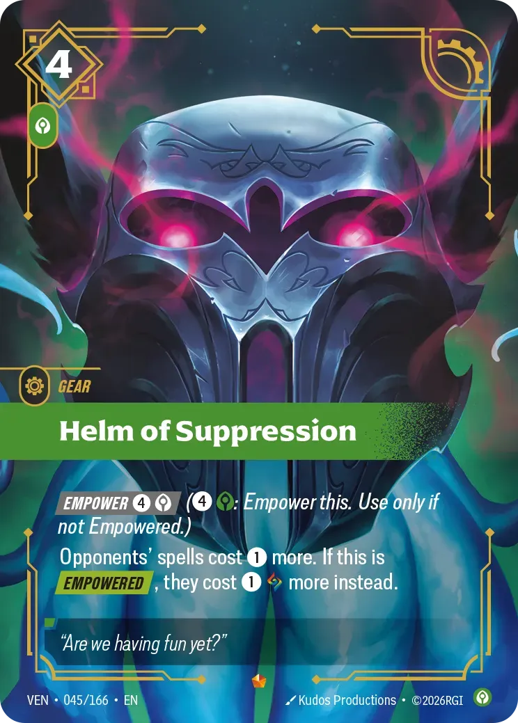Helm of Suppression — Vendetta — Riftbound