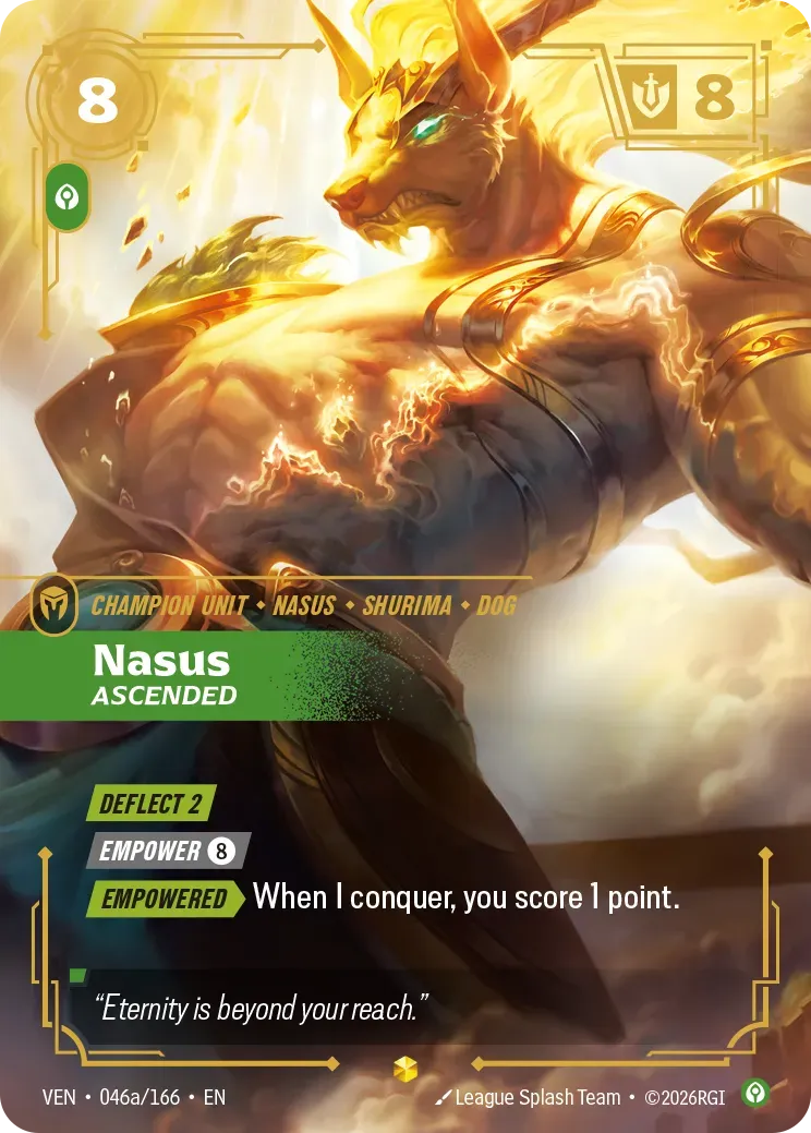 Nasus - Ascended from Vendetta - Riftbound: League of Legends TCG