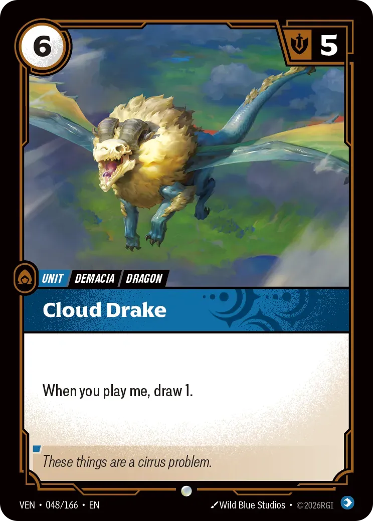 Cloud Drake — Vendetta — Riftbound