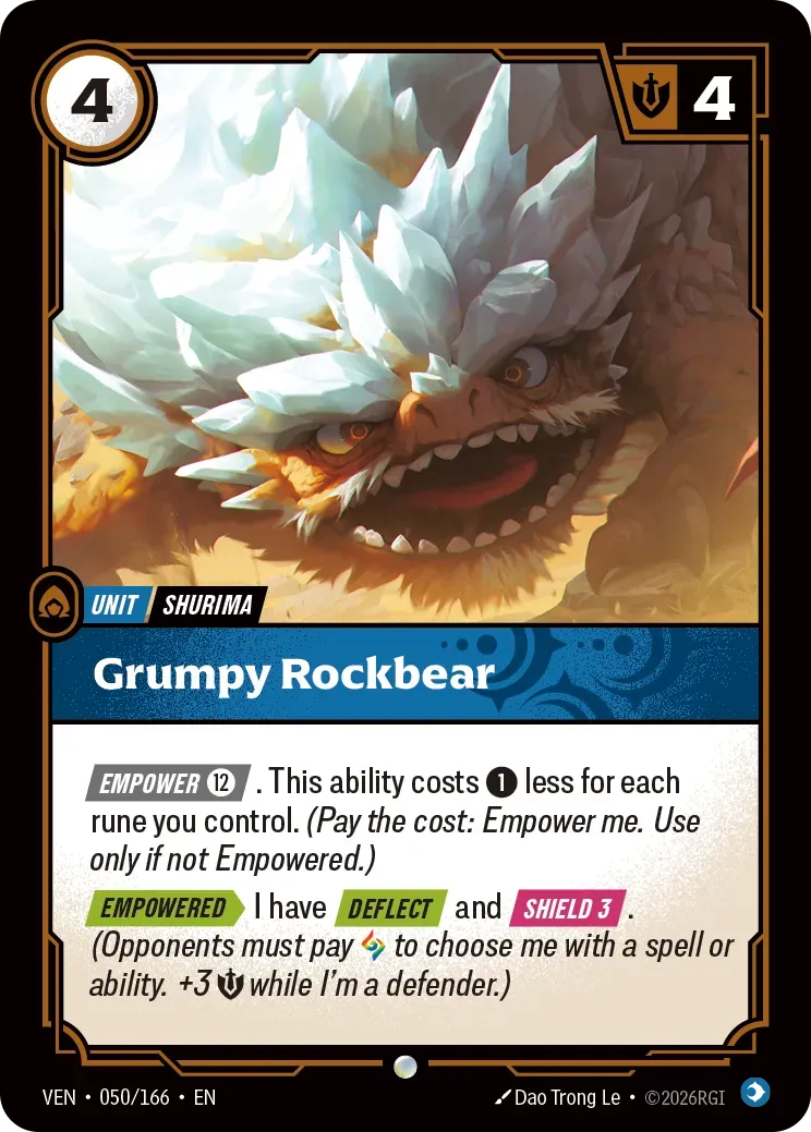 Grumpy Rockbear — Vendetta — Riftbound