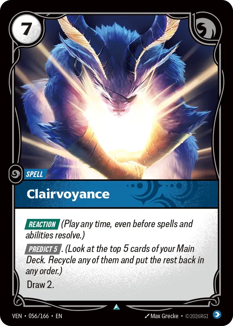 Clairvoyance from Vendetta - Riftbound: League of Legends TCG
