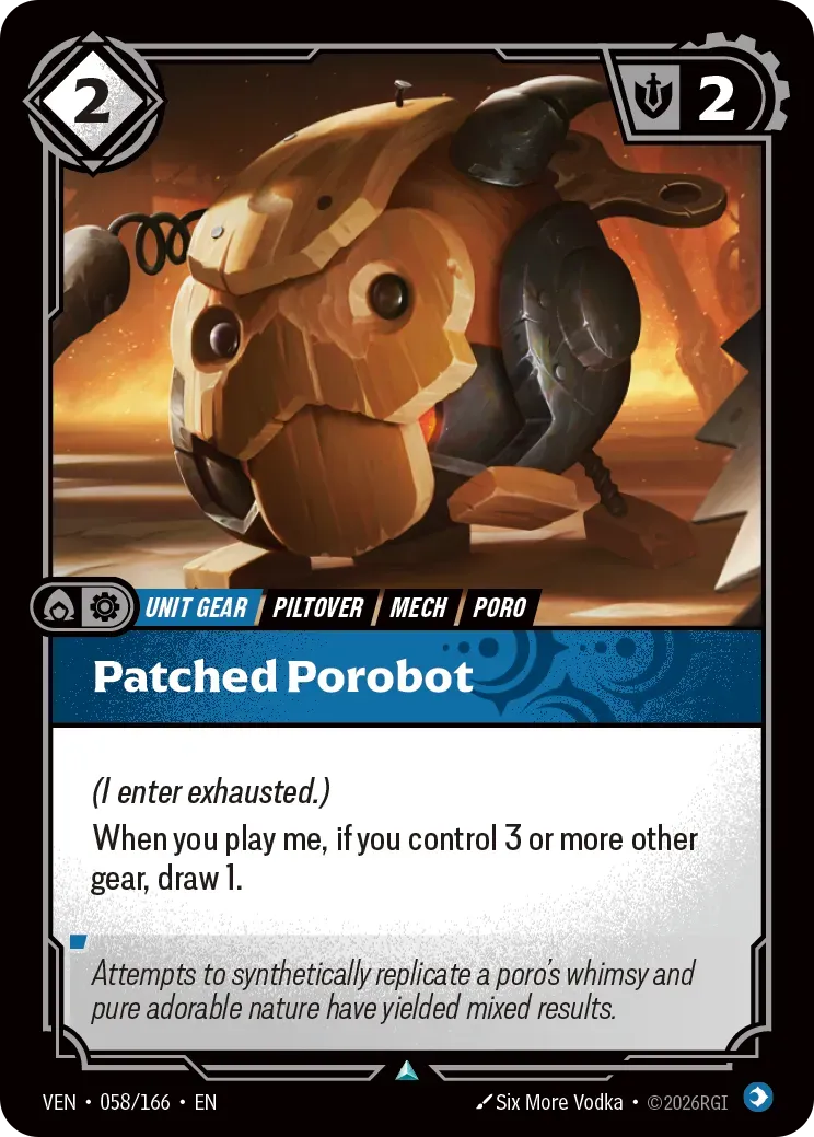Patched Porobot — Vendetta — Riftbound