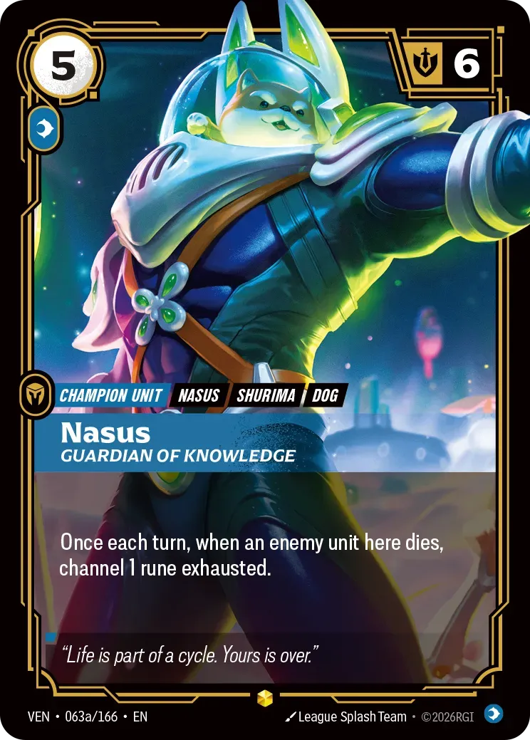 Nasus - Guardian of Knowledge — Vendetta — Riftbound