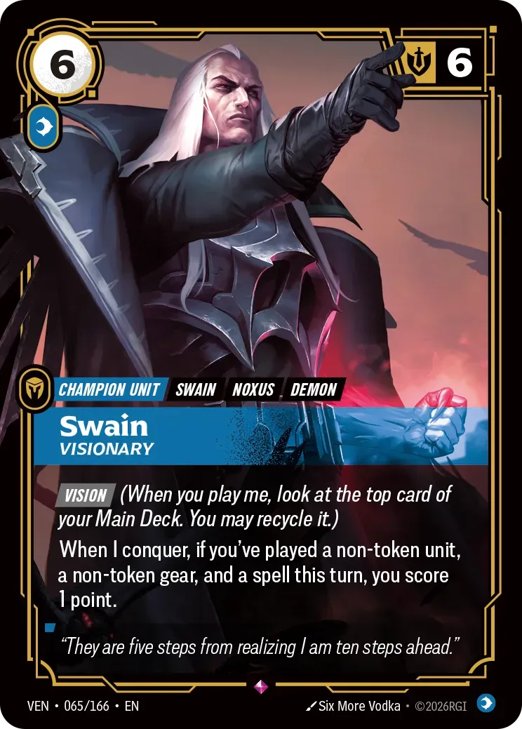 Swain - Visionary — Vendetta — Riftbound
