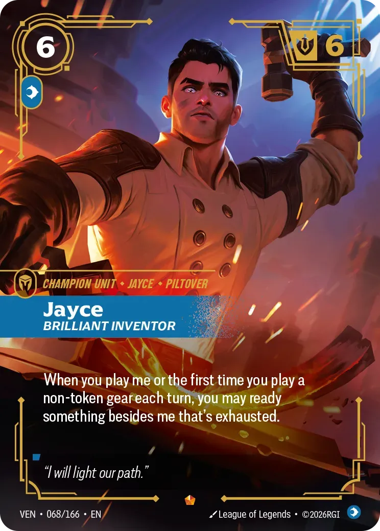 Jayce - Brilliant Inventor — Vendetta — Riftbound