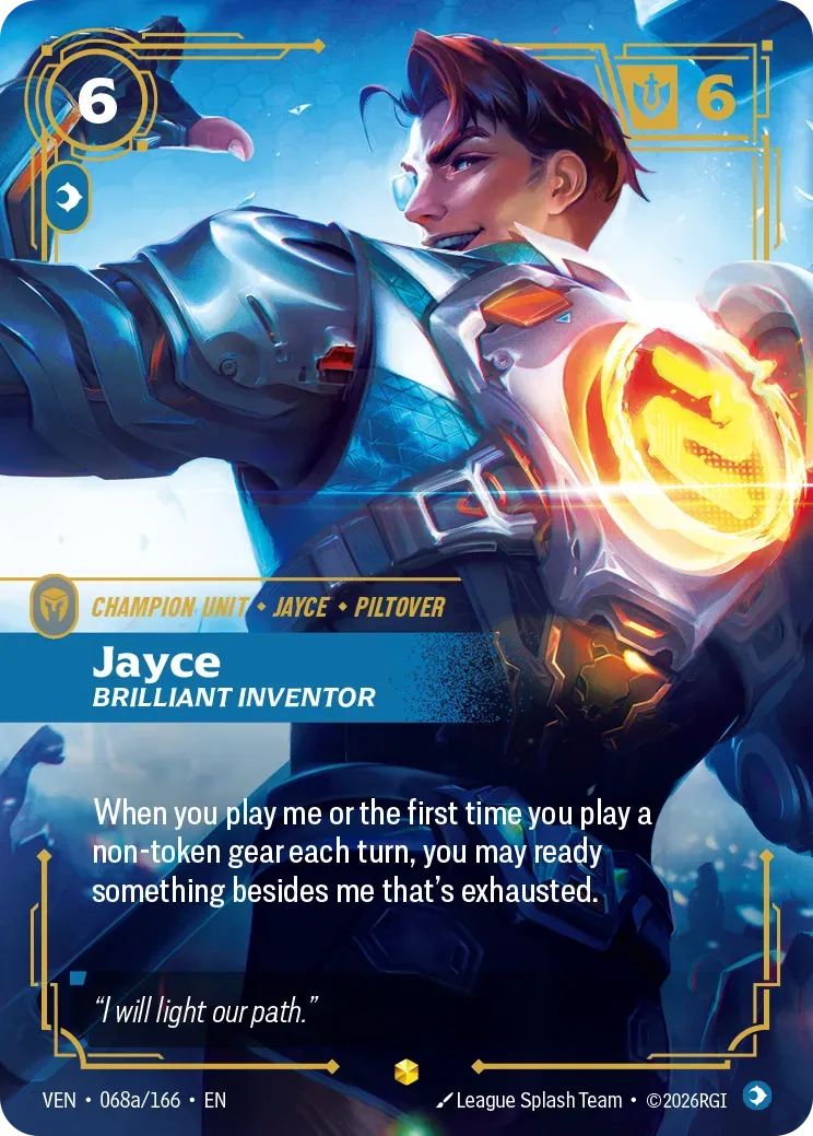 Jayce - Brilliant Inventor from Vendetta - Riftbound: League of Legends TCG