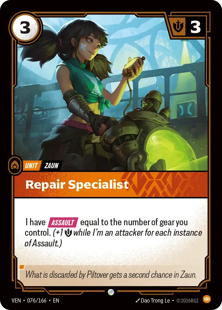 Repair Specialist — Vendetta — Riftbound