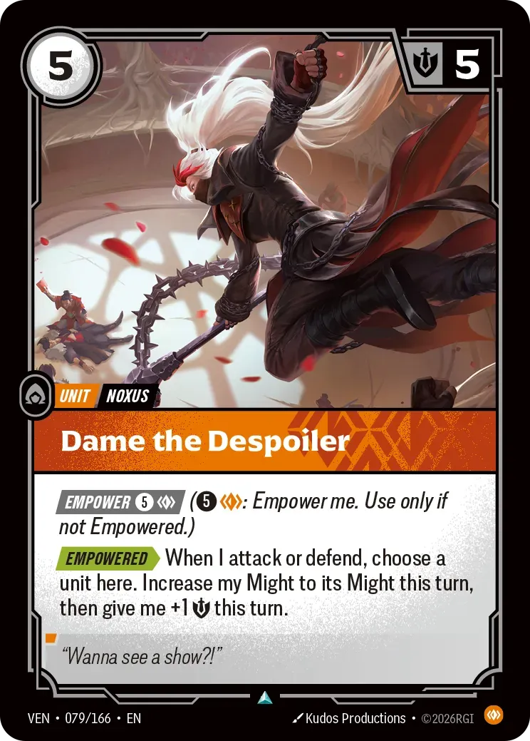 Dame the Despoiler — Vendetta — Riftbound