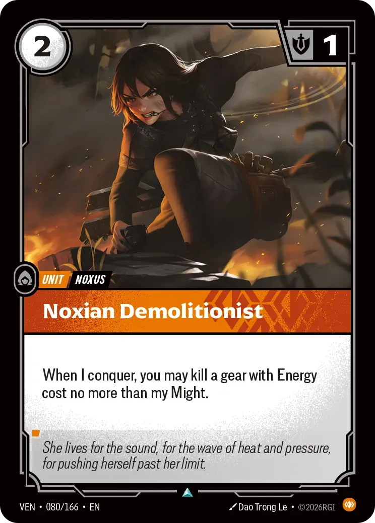 Noxian Demolitionist — Vendetta — Riftbound