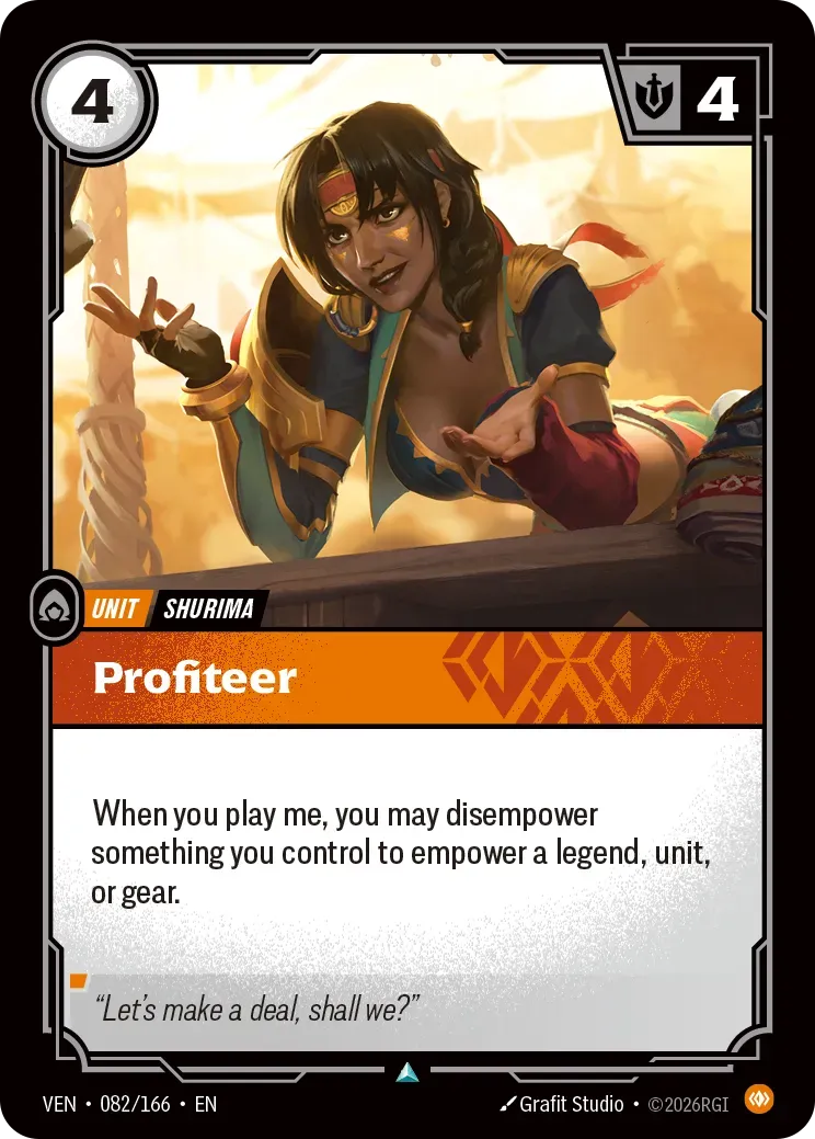 Profiteer — Vendetta — Riftbound