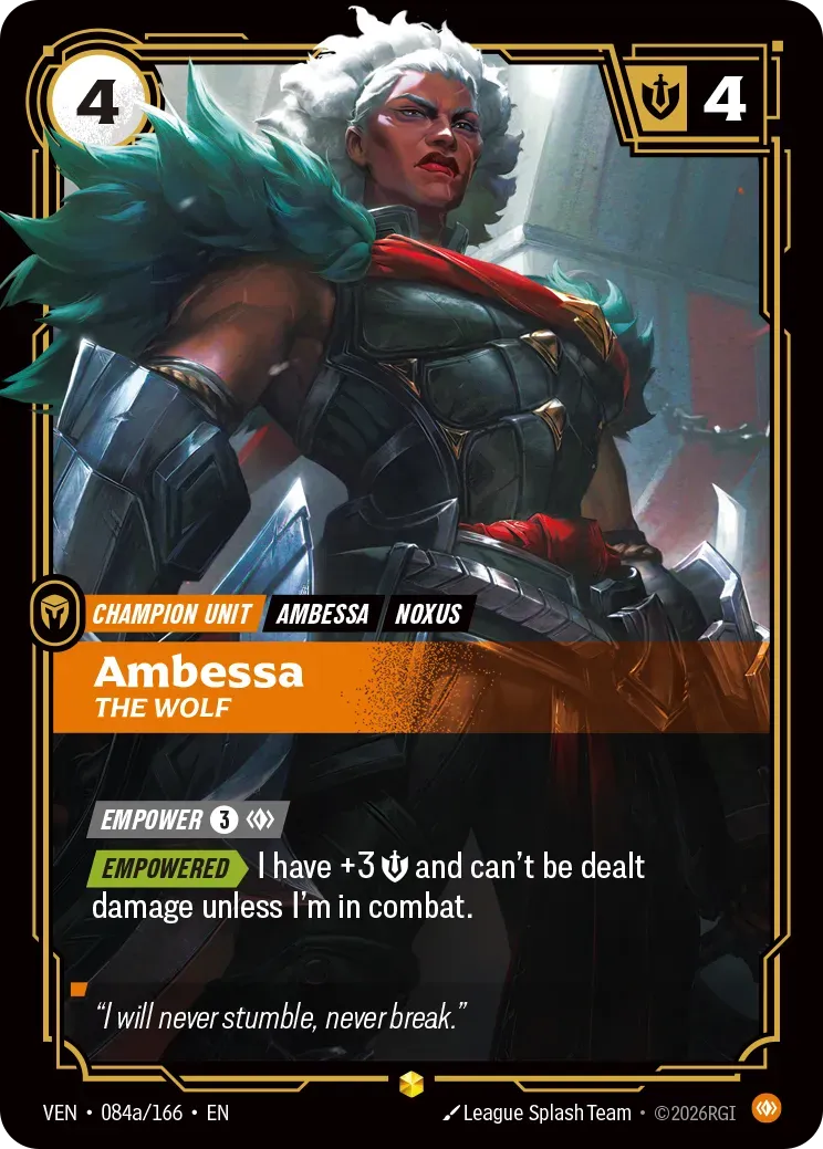 Ambessa - The Wolf — Vendetta — Riftbound