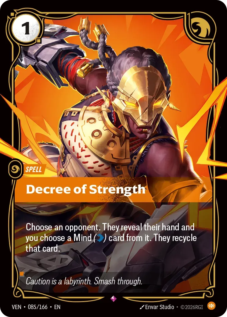 Decree of Strength — Vendetta — Riftbound