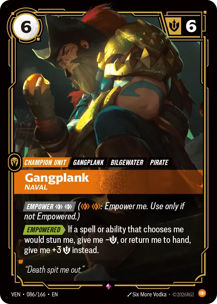 Gangplank - Naval — Vendetta — Riftbound