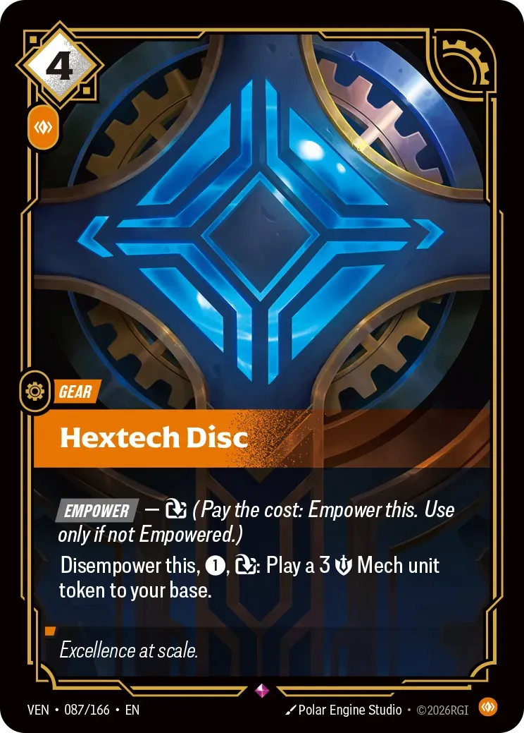 Hextech Disc — Vendetta — Riftbound