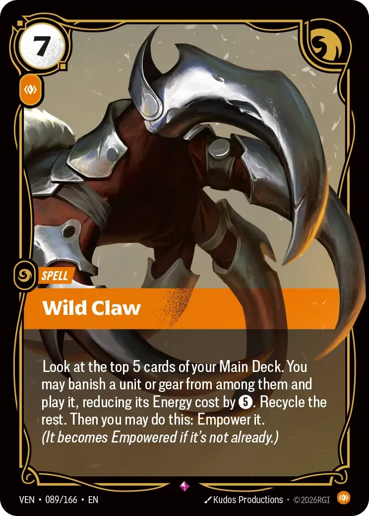 Wild Claw — Vendetta — Riftbound