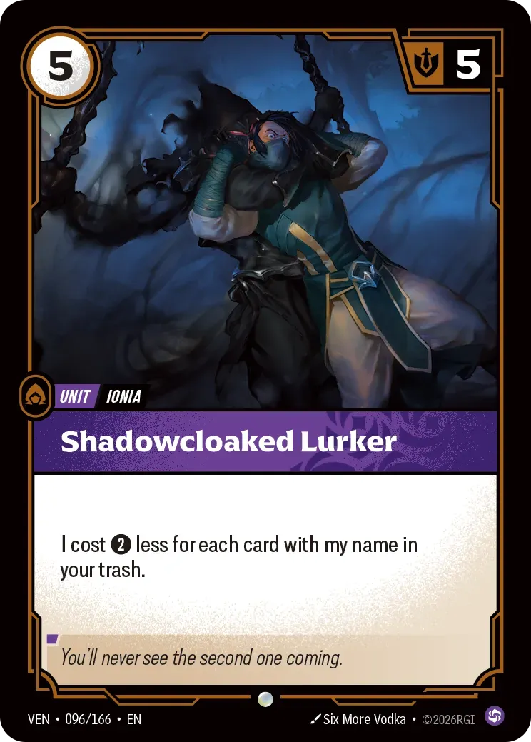 Shadowcloaked Lurker — Vendetta — Riftbound