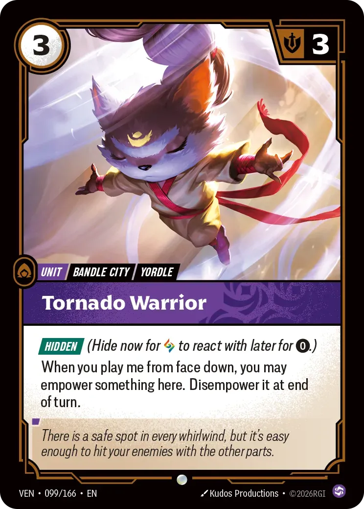 Tornado Warrior — Vendetta — Riftbound