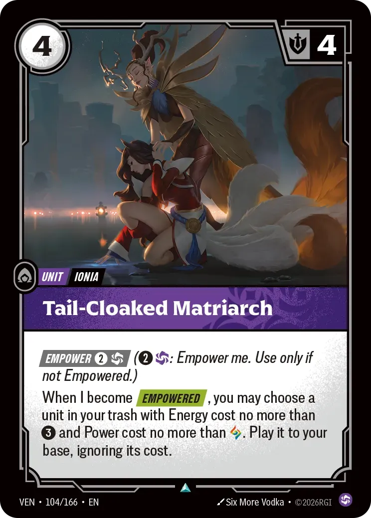 Tail-Cloaked Matriarch — Vendetta — Riftbound