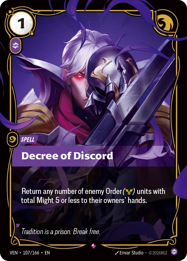 Decree of Discord — Vendetta — Riftbound