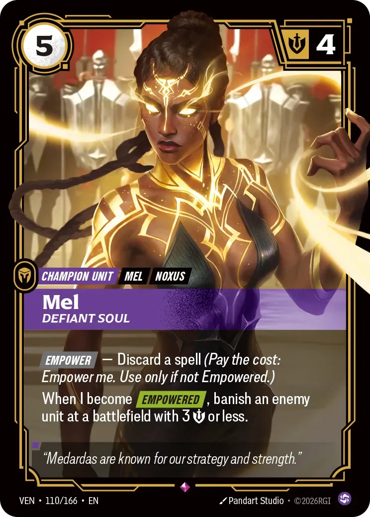 Mel - Defiant Soul — Vendetta — Riftbound