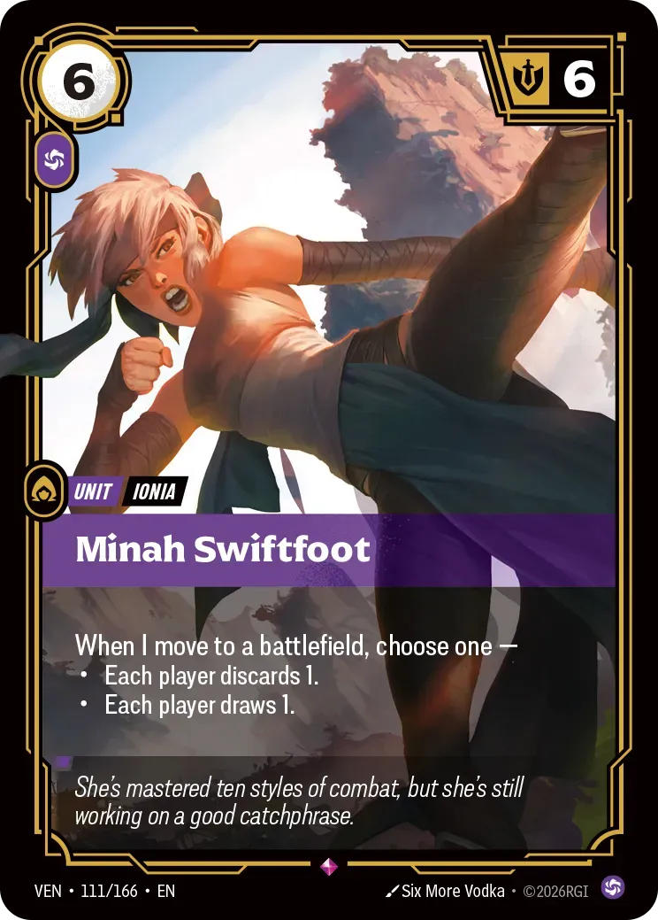 Minah Swiftfoot — Vendetta — Riftbound