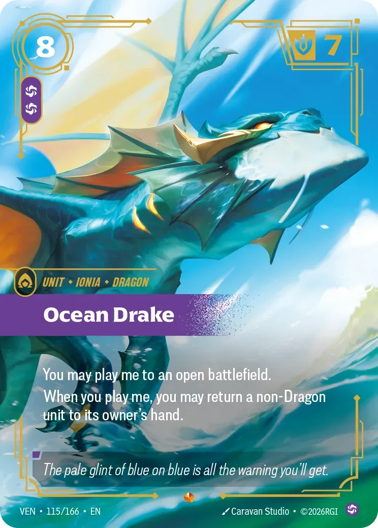 Ocean Drake — Vendetta — Riftbound