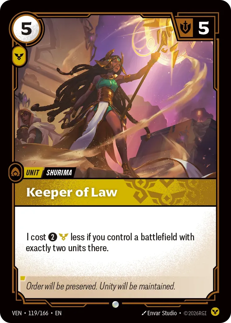 Keeper of Law — Vendetta — Riftbound
